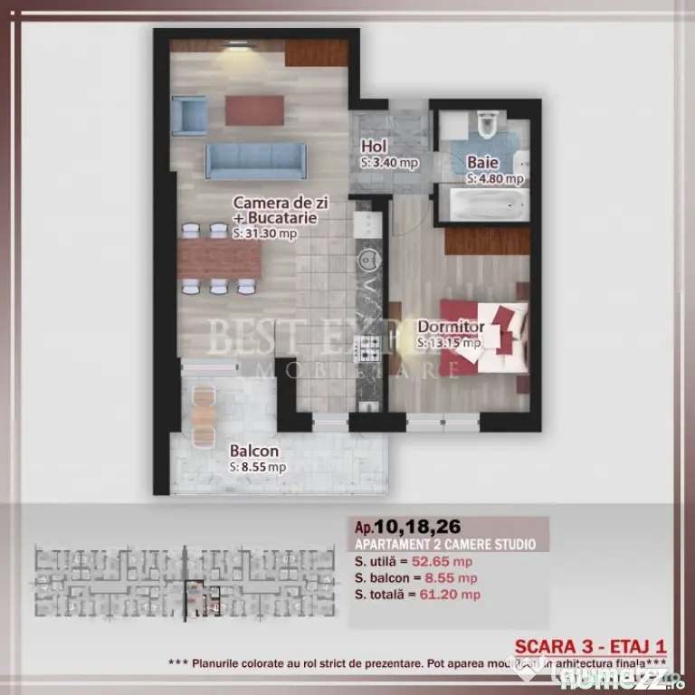 2 Camere Spațios | Compartimentare Excelentă | Direct Dezv - Bucuresti (Bucuresti-Ilfov)