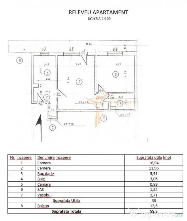 Apartament 2 camere M.Constantin Brâncoveanu | 55mp | 12... - Bucuresti (Bucuresti-Ilfov)