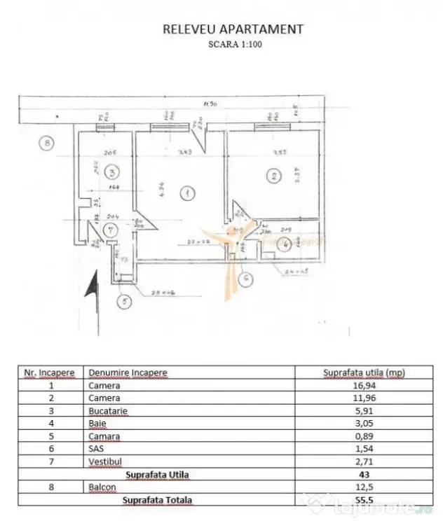 Apartament 2 camere M.Constantin Brâncoveanu | 55mp | 12... - Bucuresti (Bucuresti-Ilfov)