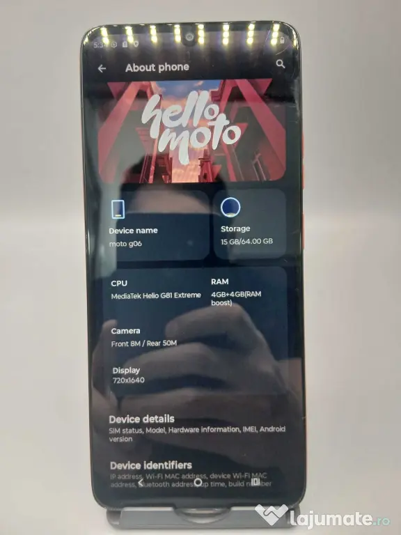 Motorola Moto G06 Portocaliu Memorie: 64GB ID_2011