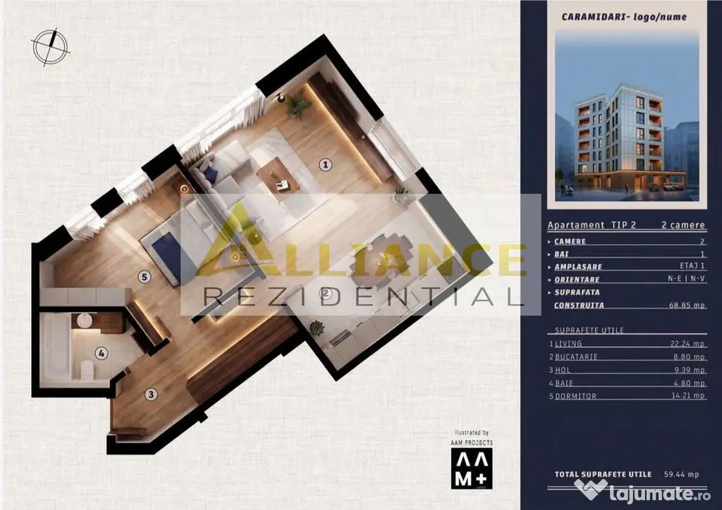 10 MINUTE METROU TIMPURI NOI - APARTAMENTE DE VANZARE - Bucuresti (Bucuresti-Ilfov)