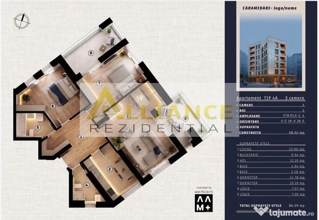 10 MINUTE METROU TIMPURI NOI - APARTAMENTE DE VANZARE - Bucuresti (Bucuresti-Ilfov)