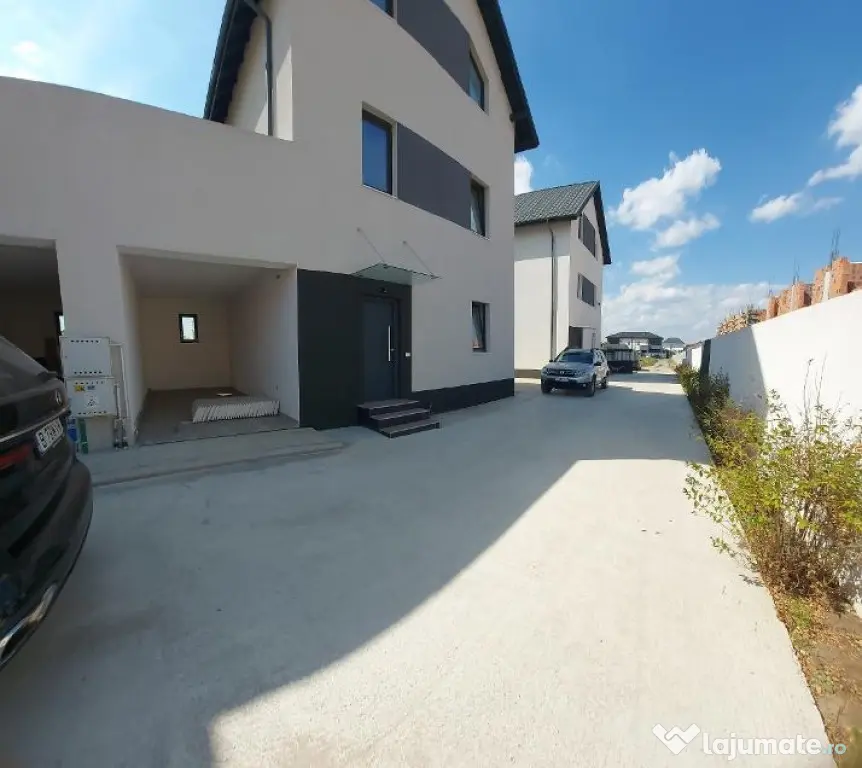 LA CHEIE-Individuala cocheta 5 camere, 4 bai si 180 mp teren liber - Bragadiru (Bucuresti-Ilfov)
