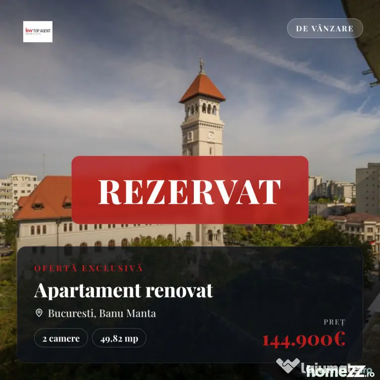 2 camere Banu Manta/Decomandat/Renovat 2026/Bloc reabilitat/ - Bucuresti (Bucuresti-Ilfov)
