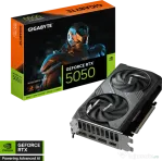 Placa video gaming gigabyte nvidia geforce rtx 5050 windforce oc 8gb, gddr6, 128 bit