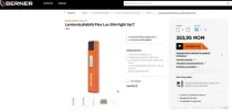 Lanternă magnetica LED pliabilă Flex Lux Slim - profesionala  BERNER
