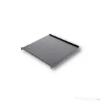 Raft fix 19", 1u, 300mm, fixare fata in 2 puncte, sarcina 30kg, culoare gri ral 7035 - dateup
