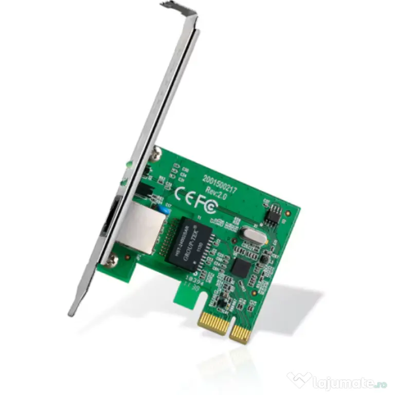 Placa de retea noua tp-link tg-3468, pcie, auto mdi/mdix, 1x rj-45, 10/100/1000 mbps
