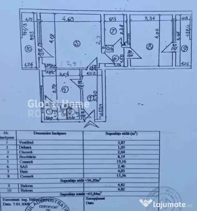 Vanzare 2 Camere | Decebal - Dristorului | etaj 1 din 4 | - Bucuresti (Bucuresti-Ilfov)