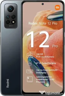 Xiaomi Redmi Not 12 Pro Graphite Grey Nou - La Cutie