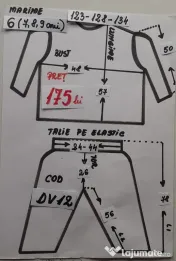 Costum Dovlecel pentru copii 7-8-9 ani,175 lei