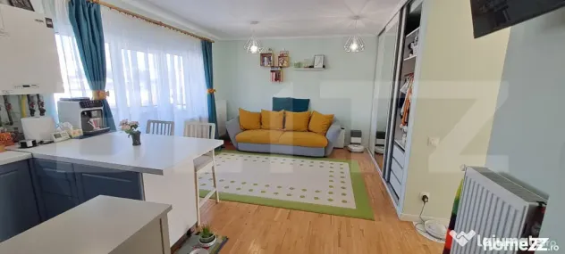 Exclusiv! Apartament 2 camere, 44 mp, etajul, parcare,zona T - Floresti (Cluj)