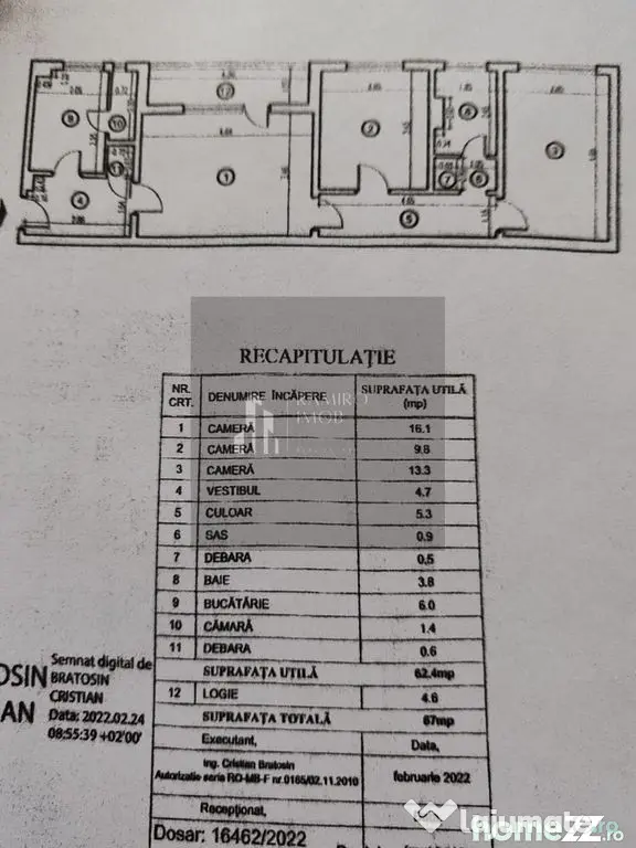 Apartament 3 camere, Brancoveanu/ Covasna, renovat, mobil... - Bucuresti (Bucuresti-Ilfov)