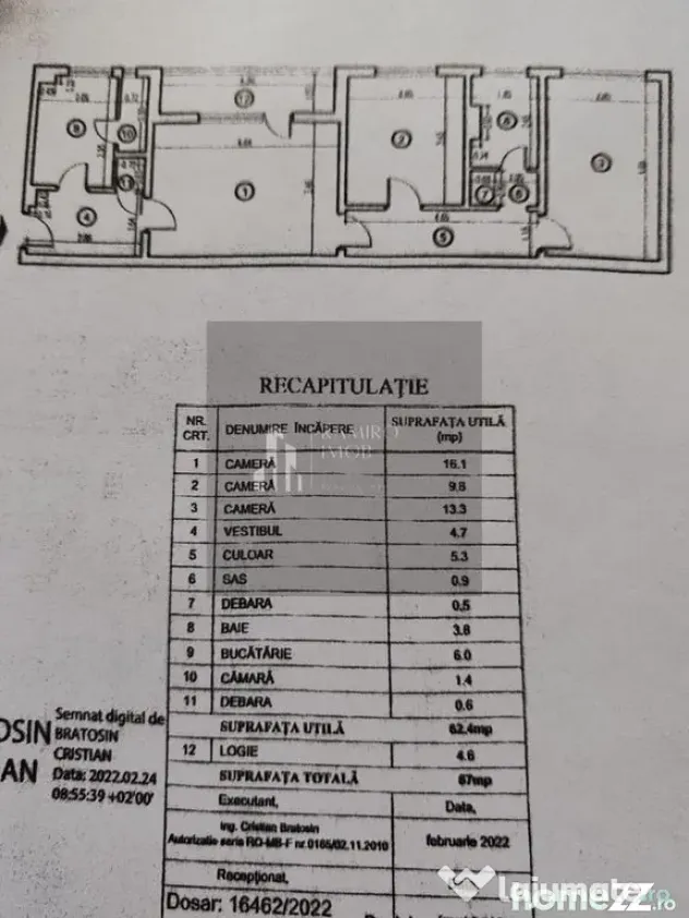 Apartament 3 camere, Brancoveanu/ Covasna, renovat, mobil... - Bucuresti (Bucuresti-Ilfov)