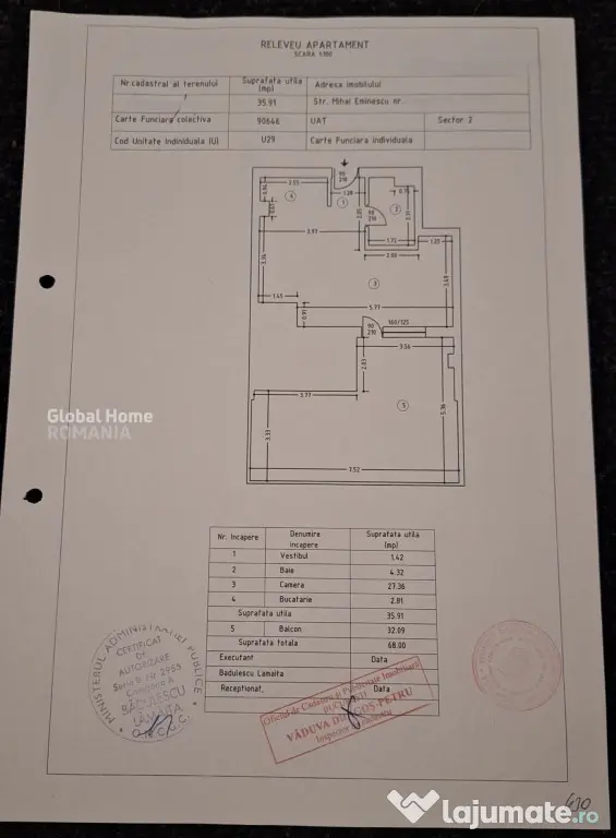 Dacia | Studio Apartment | Private Terrace | Parking | New B - Bucuresti (Bucuresti-Ilfov)