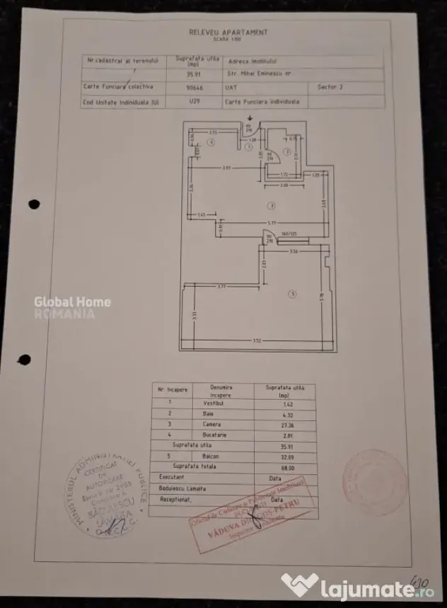 Dacia | Studio Apartment | Private Terrace | Parking | New B - Bucuresti (Bucuresti-Ilfov)
