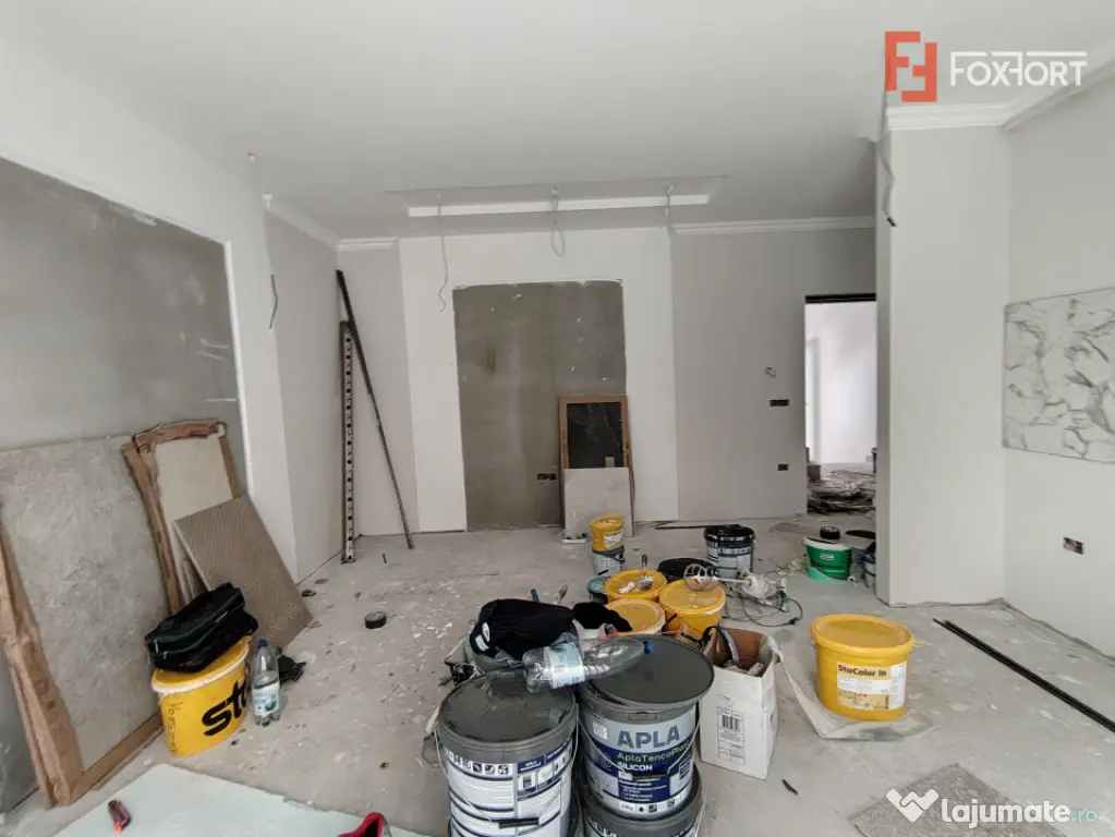 Apartament cu 2 camere, 53 mp decomandat, Etaj 1, in Giroc - - Giroc (Timis)