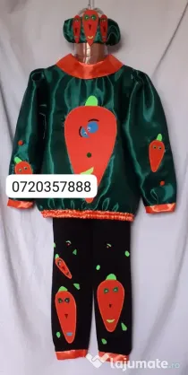 Costum Morcov pentru copii 6-7-8-9 ani