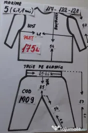 Costum Morcov pentru copii 6-7-8-9 ani 