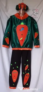 Costum Morcov pentru copii 6-7-8-9 ani 