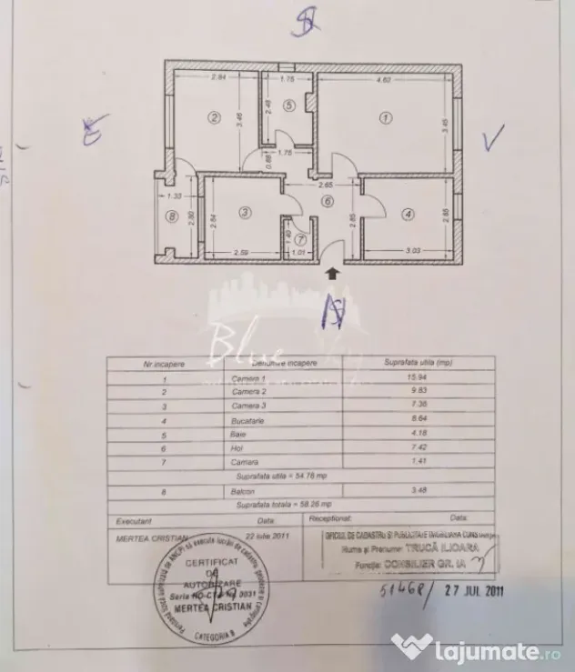3 CAMERE DECOMANDAT | MARVIMEX | PARCARE REZERVATĂ - Constanta (Constanta)
