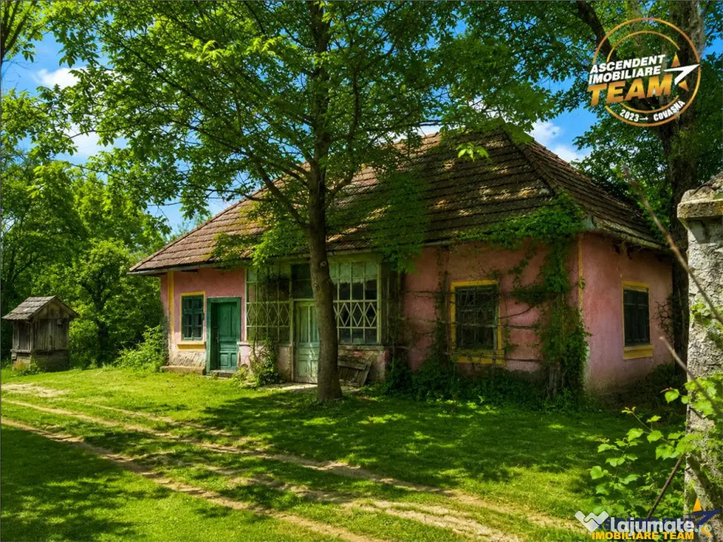 FILM! 4.900mp teren intravilan, cu casa, in Tufalau, Covasna - Tufalau (Covasna)