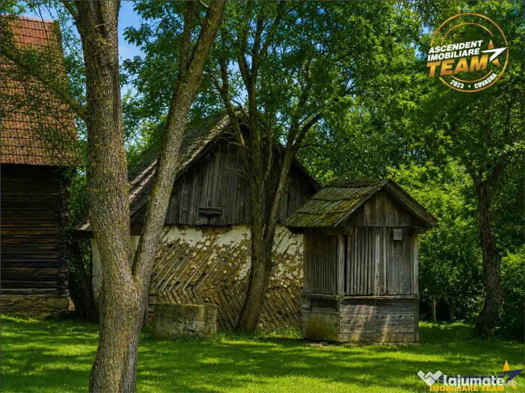 FILM! 4.900mp teren intravilan, cu casa, in Tufalau, Covasna - Tufalau (Covasna)