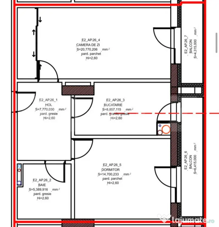 Apartament 2 camere de vânzare în Târgu Mureș – Skylin - Targu Mures (Mures)