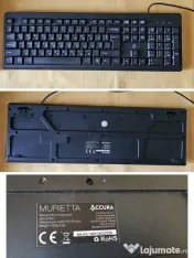 2 Tastaturi cu fir USB + 1 mouse wireless 