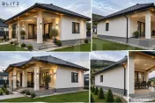 Casă individuală nouă, 3 dormitoare și terasă mare –