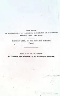 "Larousse Universel en 2 volumes  editie de colectie 1922 