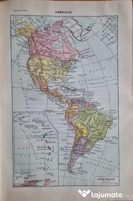 "Larousse Universel en 2 volumes editie de colectie 1922