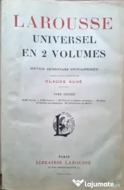 "Larousse Universel en 2 volumes  editie de colectie 1922 