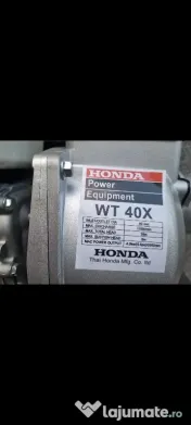 Motopompă apă murdară Honda WT 40X – Nouă (Nefolosită) 
