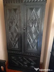 Set mobilier sculptat lemn masiv