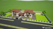 Giroc - Duplex despartit prin carport - 4 Camere - 2 Bai - Z 