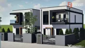 Duplex despartit prin garajul vecinului - 5 camere, finisaje 