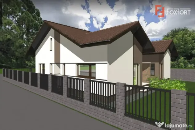 Teren intravilan pretabil constructii, autorizatie + fundati - Giarmata Vii (Timis)