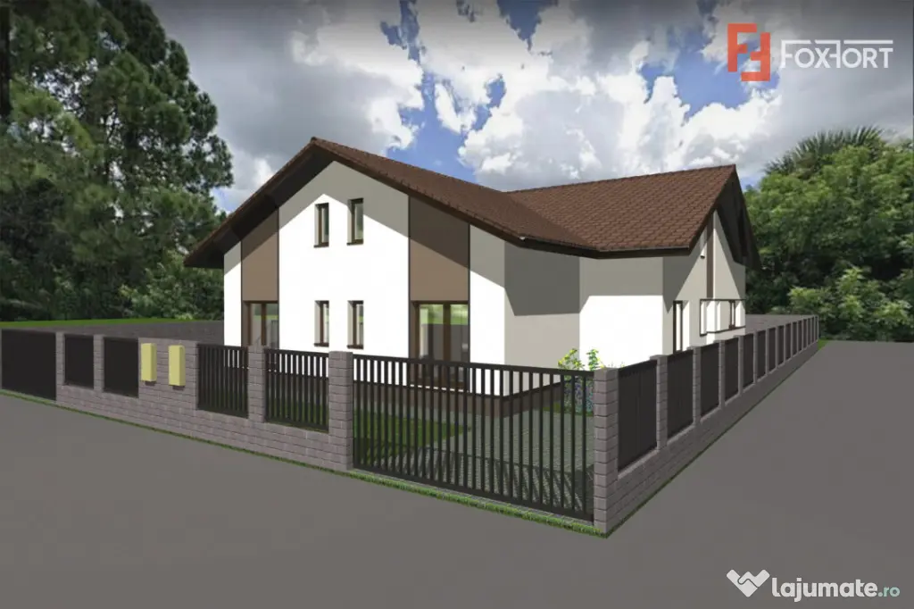 Teren intravilan pretabil constructii, autorizatie + fundati - Giarmata Vii (Timis)