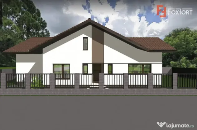 Teren intravilan pretabil constructii, autorizatie + fundati - Giarmata Vii (Timis)