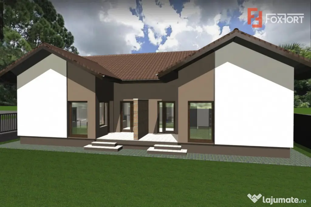 Teren intravilan pretabil constructii, autorizatie + fundati - Giarmata Vii (Timis)