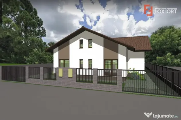 Teren intravilan pretabil constructii, autorizatie + fundati - Giarmata Vii (Timis)