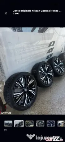 Jante originale Nissan Qashqai Tekna 19” + anvelope Bridgestone Turanza T005