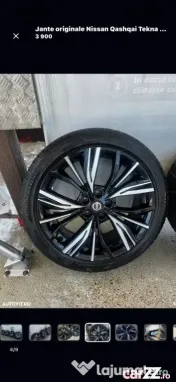 Jante originale Nissan Qashqai Tekna 19” + anvelope Bridgestone Turanza T005 