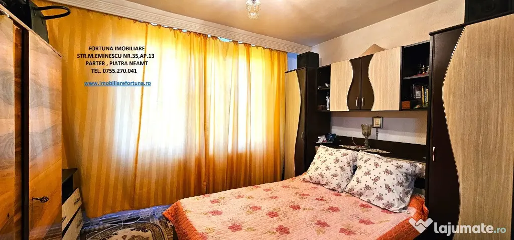 Apartament 2 camere cu balcon generos, zona Centrala- Pietricica - Piatra-Neamt (Neamt)