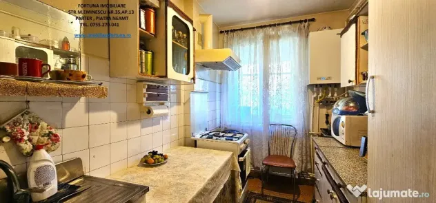 Apartament 2 camere cu balcon generos, zona Centrala- Pietricica - Piatra-Neamt (Neamt)