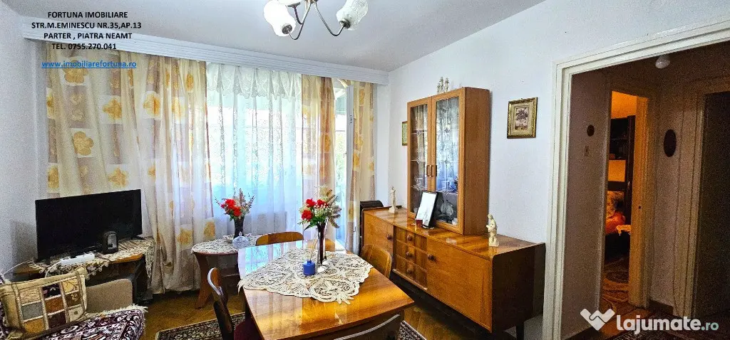 Apartament 2 camere cu balcon generos, zona Centrala- Pietricica - Piatra-Neamt (Neamt)