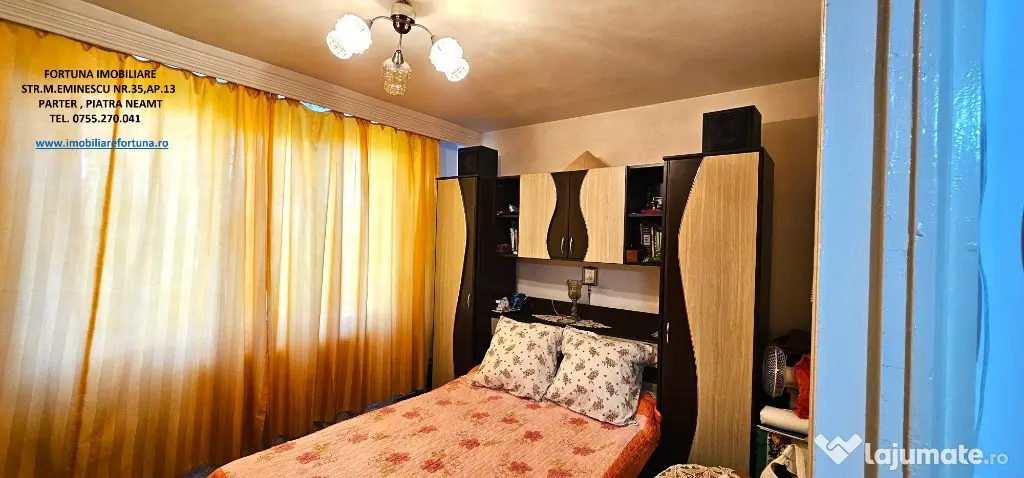 Apartament 2 camere cu balcon generos, zona Centrala- Pietricica - Piatra-Neamt (Neamt)