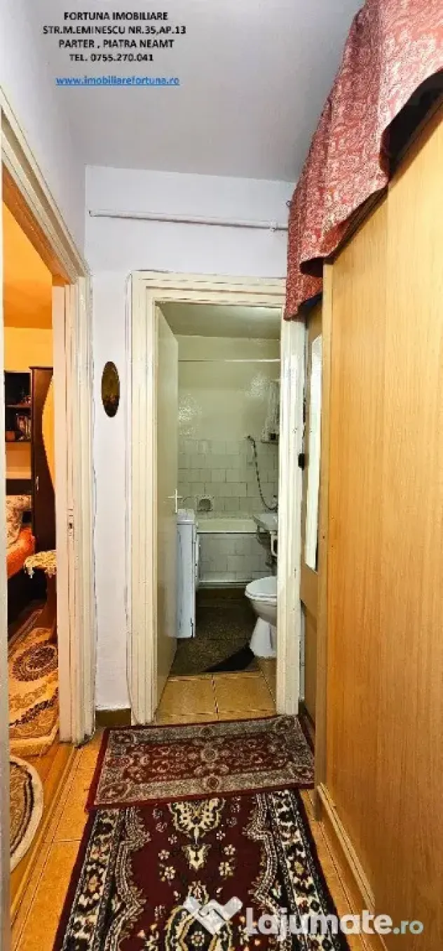 Apartament 2 camere cu balcon generos, zona Centrala- Pietricica - Piatra-Neamt (Neamt)