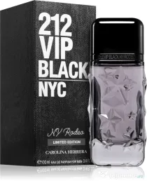 Carolina Herrera 212 VIP Black 100ml EDP, pentru barbati, made in Spain